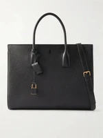 Сумка через плечо из фактурной кожи SAINT LAURENT, черный 47345144
