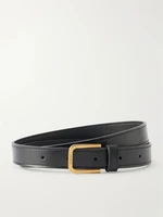 Кожаный ремень SAINT LAURENT, черный 47346015