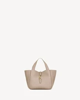 LE 5 À 7 BABY BEA из зернистой кожи SAINT LAURENT, бежевый 47373564
