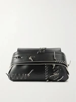 Плетеная кожаная сумка через плечо TOD'S, черный 47323770