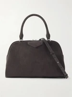 Givenchy Antigona East-West средняя замшевая сумка-тоут, коричневый 47338586
