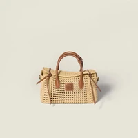 Сумка из рафии MIU MIU, бежевый 47339610