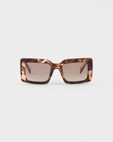 Солнцезащитные очки с логотипом Prada, коричневый 47353360