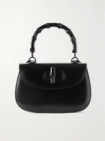 Сумка-тоут из кожи среднего размера Bamboo 1947 GUCCI, черный 47338398