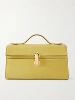 Симметричная сумка Pochette из замши Savette, зеленый 47346548