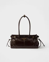 Кожаная сумка Prada Bonnie среднего размера, коричневый 47349941