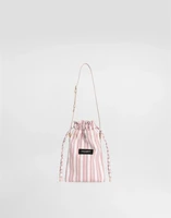 Сумка Essenza из полосатого поплина DOLCE &amp; GABBANA, мультицвет 47362824