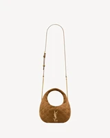ICARINO мини из стеганой замши SAINT LAURENT, оранжевый 47371768