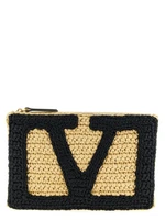 Клатч VALENTINO GARAVANI 'Viva Superstar Crochet', бежевый 47323889