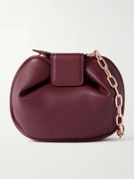 Мягкий клатч из кожи Demi Gabriela Hearst, бордовый 47323908