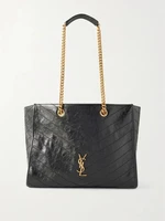 Niki сумка-тоут из текстурированной кожи SAINT LAURENT, черный 47338267