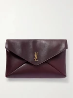 Кожаная сумка через плечо Cassandre XXL Envelope SAINT LAURENT, бордовый 47344630