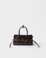 Мини-сумочка Prada Bonnie из кожи, коричневый 47355287