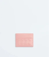 Кредитная карта-кейс с плетением Intrecciato BOTTEGA VENETA, розовый 47360236