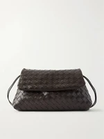 Кожаная повседневная сумка через плечо Intrecciato BOTTEGA VENETA, коричневый 47323657
