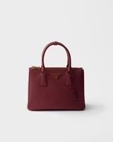 Сумка Prada Galleria среднего размера из сафьяновой кожи, бордовый 47339064
