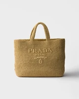 Вязаная сумка-тоут Prada, коричневый 47339184
