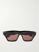 Солнцезащитные очки-авиаторы из ацетата черепахового цвета ALAÏA EYEWEAR, коричневый 47348426