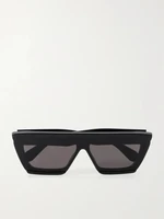 Солнцезащитные очки со скругленной оправой D-образной формы из ацетата ALAÏA EYEWEAR, черный 47348432