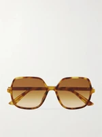 Солнцезащитные очки-авиаторы Judy в черепаховой оправе из ацетата Chloé Eyewear, коричневый 47348546