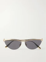 Солнцезащитные очки DiorTribales B2U в оправе «кошачий глаз» золотистого цвета DIOR EYEWEAR, золотой 47349375