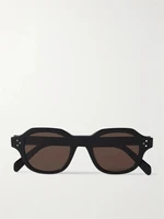 Квадратные ацетатные солнцезащитные очки CELINE EYEWEAR, черный 47349600