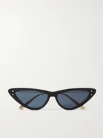 Солнцезащитные очки MissDior B4U «кошачий глаз» из ацетата и под золото DIOR EYEWEAR, черный 47352563