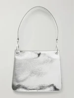 Маленькая сумка на плечо Otto из металлизированной кожи JIL SANDER 47352823