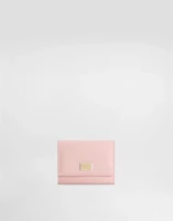 Кошелек из телячьей кожи Dauphine DOLCE &amp; GABBANA, розовый 47362010