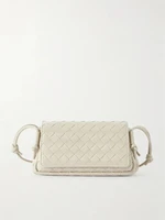 Кожаная сумка через плечо Notturno Intrecciato BOTTEGA VENETA, бежевый 47344707