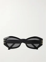 DiorSignature B1U солнцезащитные очки из ацетата в форме кошачий глаз DIOR EYEWEAR, черный 47348767