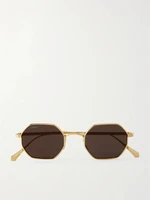 Солнцезащитные очки восьмиугольной формы с оправой золотого оттенка Cartier Eyewear, золотой 47348927