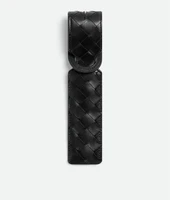 Intrecciato Long Tag Holder BOTTEGA VENETA, черный 47361452