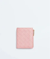 Маленький двусложный кошелек Intrecciato BOTTEGA VENETA, розовый 47361588