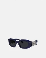 Солнцезащитные очки Maxi Medusa Biggie VERSACE, синий 47371480