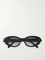 Овальные солнцезащитные очки Clover B1I DIOR EYEWEAR, черный 47376708