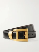 Кожаный ремень VERSACE, черный 47346107