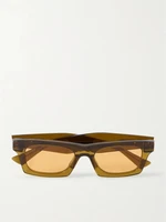 Квадратные солнцезащитные очки из ацетата Ribbon BOTTEGA VENETA EYEWEAR, коричневый 47348409