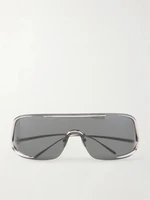 Солнцезащитные очки Signature D-frame серебристого цвета LOEWE EYEWEAR, серебряный 47348534