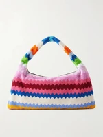 Полосатая махровая сумка через плечо Missoni, мультицвет 47353388