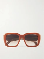Солнцезащитные очки + Paula's Ibiza с квадратной оправой из ацетата LOEWE EYEWEAR, коричневый 47372769