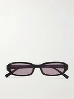 Овальные солнцезащитные очки Erin в ацетатной оправе Saint Laurent Eyewear, черный 47349610