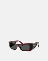 Солнцезащитные очки с логотипом на линзе VERSACE, черный 47366186