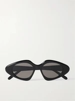 Тонкие солнцезащитные очки из ацетата в форме «кошачий глаз» LOEWE EYEWEAR, черный 47349611