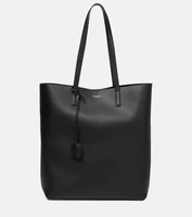 Покупки Большая кожаная сумка-тоут Saint Laurent, черный 2109517