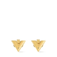 Серьги-гвоздики Essential V Louis Vuitton, золотой 22194222