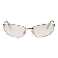 Солнечные очки Miu Miu Nocturne, серебристый 26475848