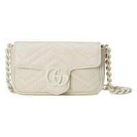 Поясная сумка Gucci GG Marmont, белый 620541
