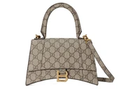 Женская сумка Balenciaga x Gucci The Hacker Project, серая 4553656