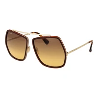 Коричневые женские солнцезащитные очки Max Mara, Brown 24684962